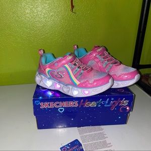 Girl Sketcher Light Up Shoes